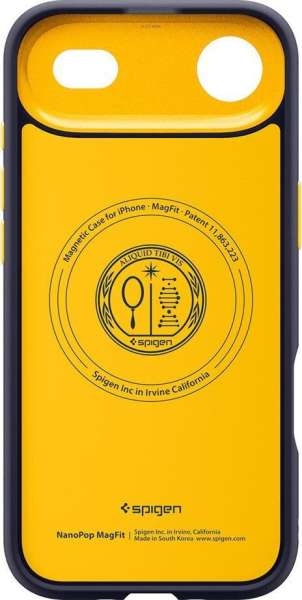 Spigen Nano Pop MagSafe case for iPhone Air Blueberry Navy