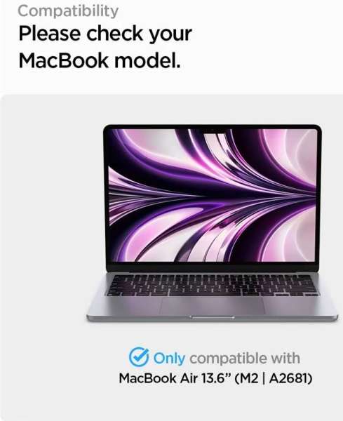 Spigen Thin Fit Macbook Air 15" M3/M2 Crystal Clear