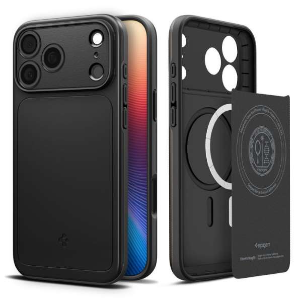 Spigen Thin Fit MagSafe case for iPhone 17 Pro Max Black
