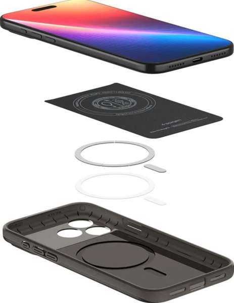 Spigen Thin Fit MagSafe case for iPhone 17 Pro Max Gunmetal