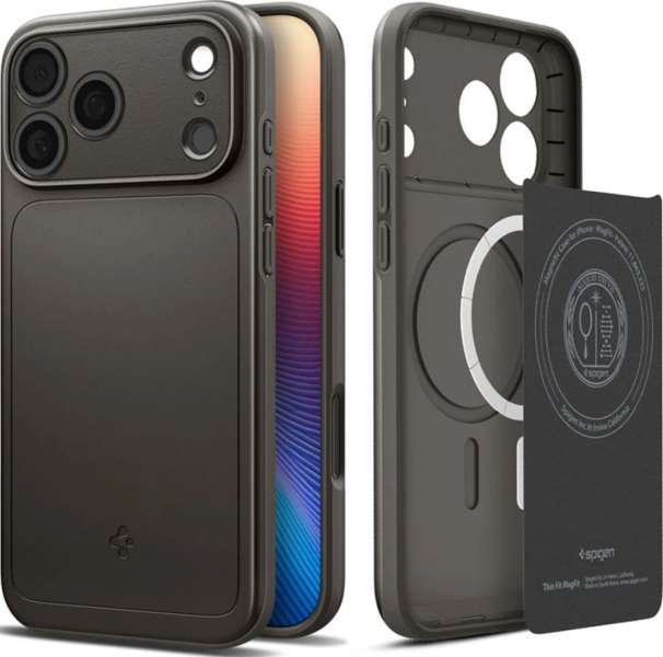 Spigen Thin Fit MagSafe case for iPhone 17 Pro Max Gunmetal