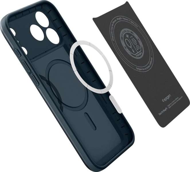 Spigen Thin Fit MagSafe case for iPhone 17 Pro Max Metal Slate