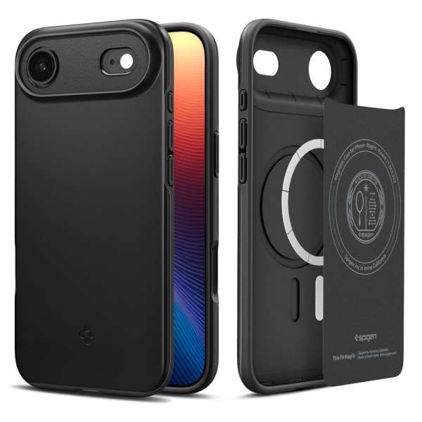 Spigen Thin Fit MagSafe case for iPhone Air Black