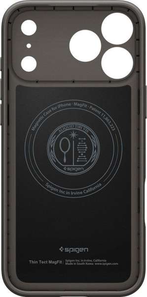 Spigen Thin Fit MagSafe case for iPhone 17 Pro Gunmetal
