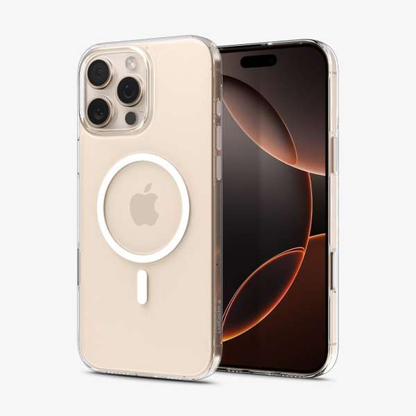 Spigen Thin Fit T MagSafe case for iPhone 16 Pro Clear White