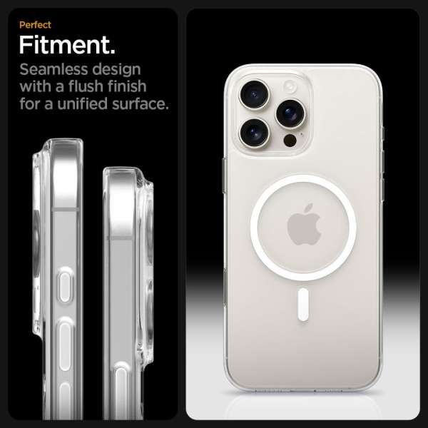 Spigen Thin Fit T MagSafe case for iPhone 16 Pro Max Clear White