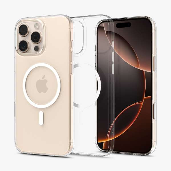 Spigen Thin Fit T MagSafe case for iPhone 16 Pro Max Clear White