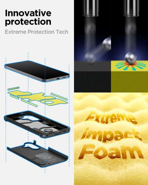 Spigen Tough Armor case for Samsung Galaxy A57 5G Black