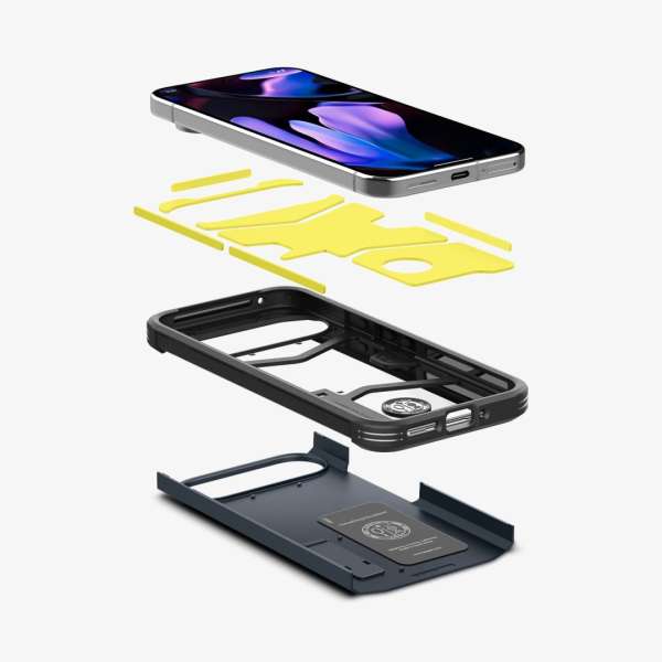 Spigen Tough Armor Google Pixel 9 Pro/Pixel 9 Metal Slate