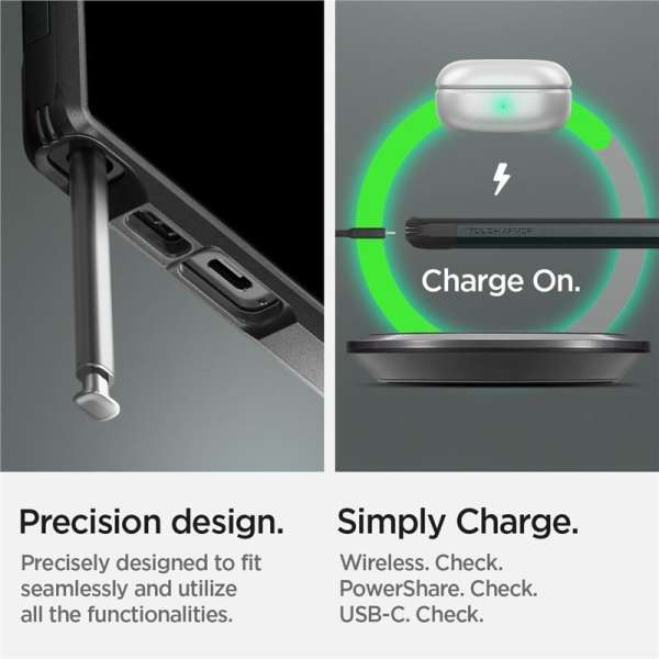 Spigen Tough Armor, green - Samsung Galaxy S23 Ultra