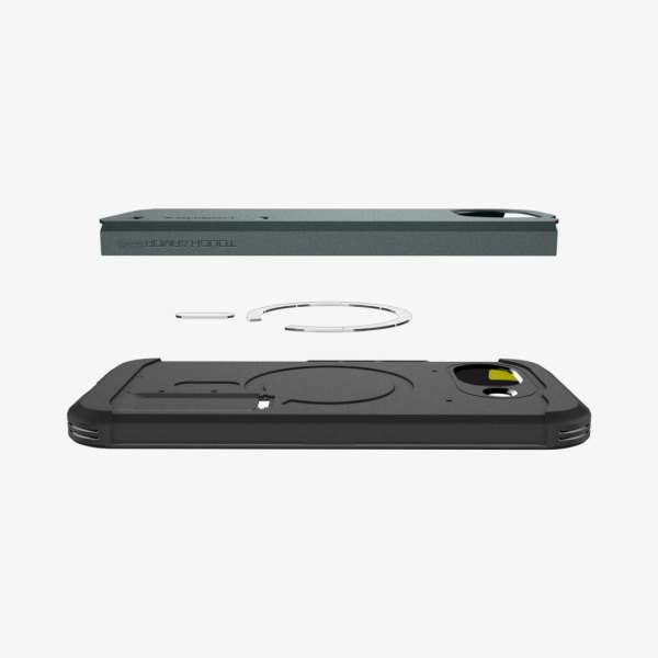 Spigen Tough Armor MagSafe case for Google Pixel 10a Abyss Green