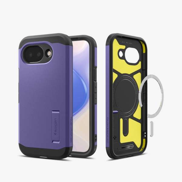 Spigen Tough Armor MagSafe case for Google Pixel 10a Ash Violet