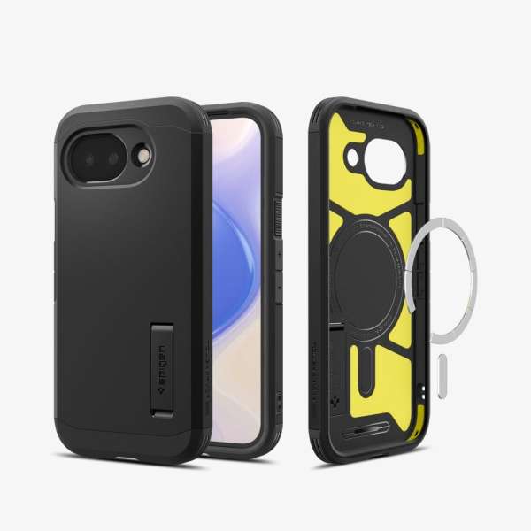 Spigen Tough Armor MagSafe case for Google Pixel 10a Black