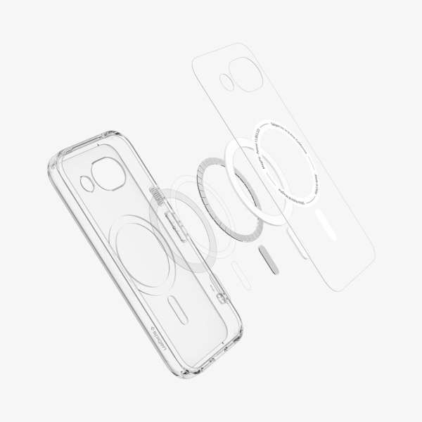 Spigen Tough Armor MagSafe case for Google Pixel 10a Frost Black