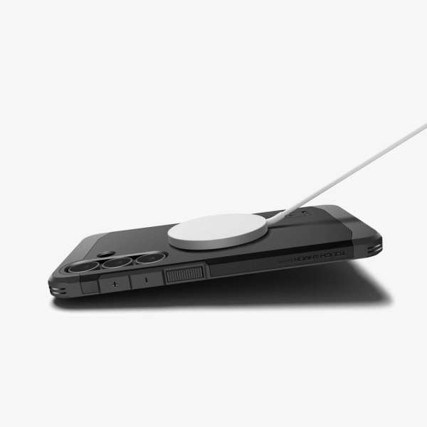 Spigen Tough Armor MagSafe case for Samsung Galaxy S25 FE Black
