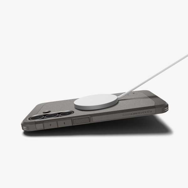 Spigen Tough Armor MagSafe case for Samsung Galaxy S25 FE Gunmetal