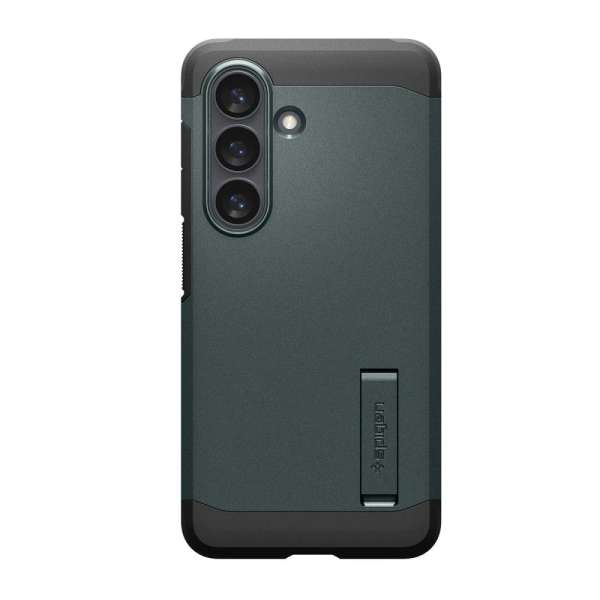Spigen Tough Armor MagSafe case for Samsung Galaxy S26 Abyss Green