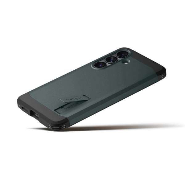 Spigen Tough Armor MagSafe case for Samsung Galaxy S26 Abyss Green