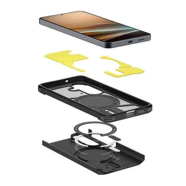 Spigen Tough Armor MagSafe case for Samsung Galaxy S26 Black