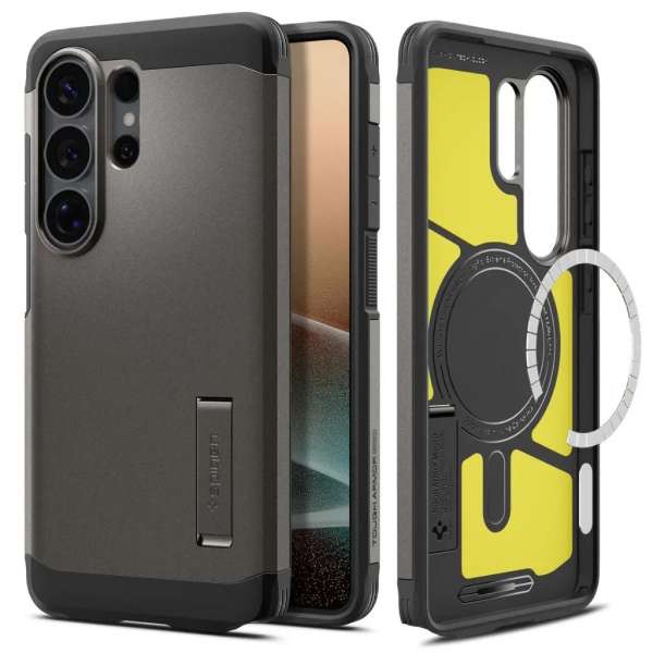 Spigen Tough Armor MagSafe case for Samsung Galaxy S26 Ultra Gunmetal