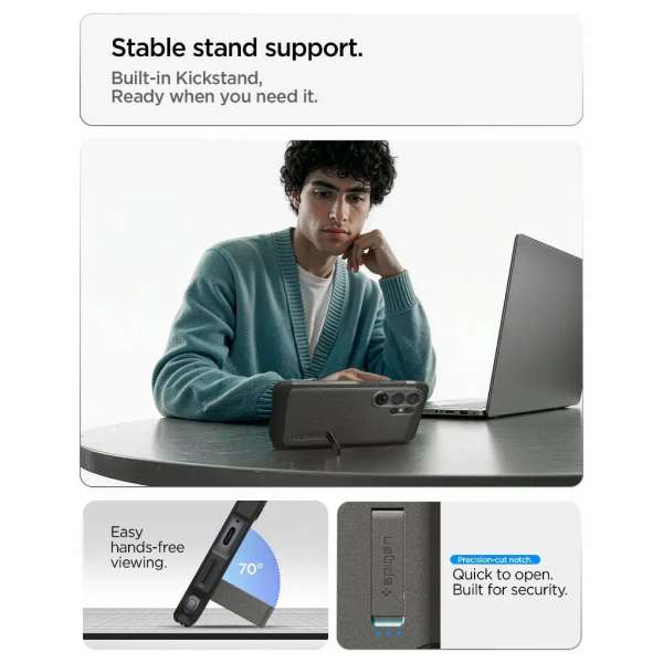 Spigen Tough Armor MagSafe case for Samsung Galaxy S26 Ultra Gunmetal
