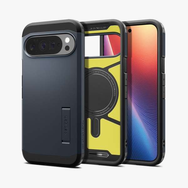 Spigen Tough Armor MagSafe for Google Pixel 2025 Pro XL Metal Slate