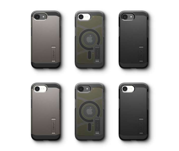Spigen Tough Armor MagSafe iPhone 16e Gunmetal