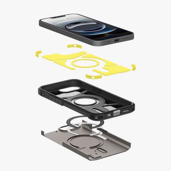 Spigen Tough Armor MagSafe iPhone 16e Gunmetal