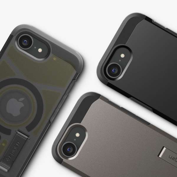 Spigen Tough Armor MagSafe iPhone 16e Gunmetal