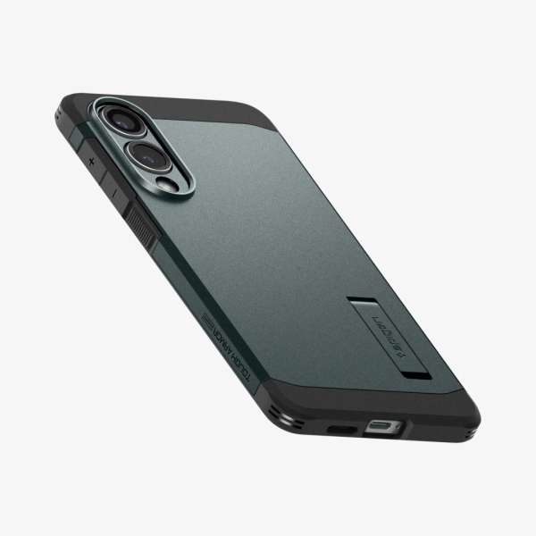 Spigen Tough Armor MagSafe Samsung Galaxy S25 Edge Abyss Green
