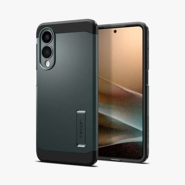 Spigen Tough Armor MagSafe Samsung Galaxy S25 Edge Abyss Green
