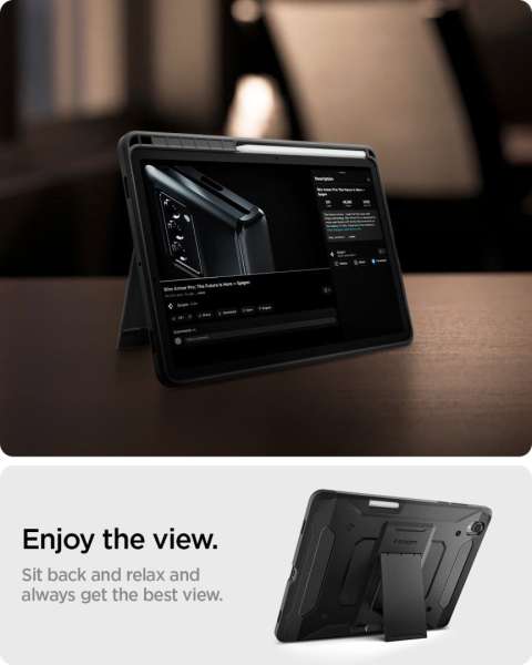 Spigen Tough Armor Pro case for Samsung Galaxy Tab S11 Ultra Black
