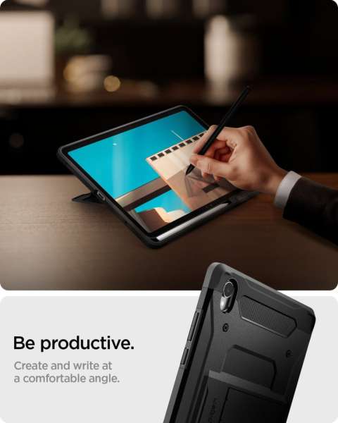 Spigen Tough Armor Pro case for Samsung Galaxy Tab S11 Ultra Black