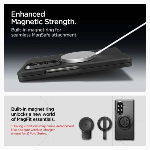 Spigen Tough Armor Pro MagSafe for Samsung Galaxy Z Fold7 Black