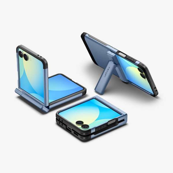 Spigen Tough Armor Pro MagSafe Samsung Galaxy Z Flip7 Sierra Blue