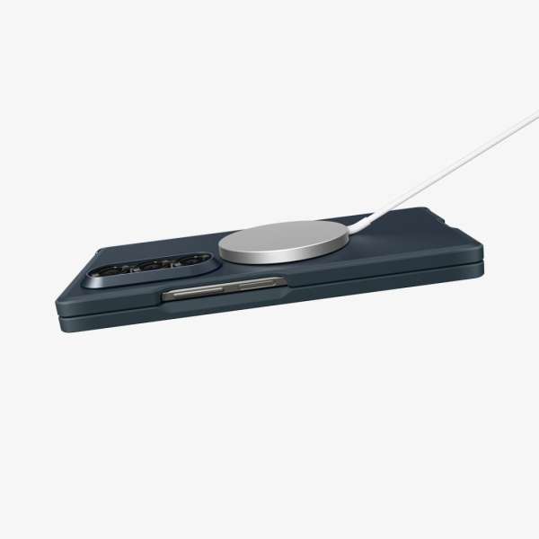 Spigen Tough Armor Pro MagSafe for Samsung Galaxy Z Fold7 Metal Slate