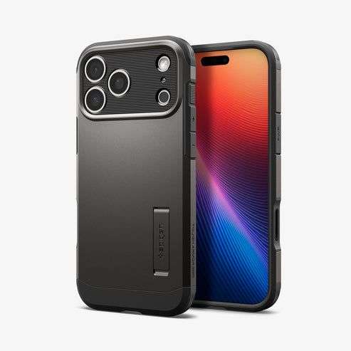 Spigen Tough Armor T MagSafe case for iPhone 17 Pro Gunmetal