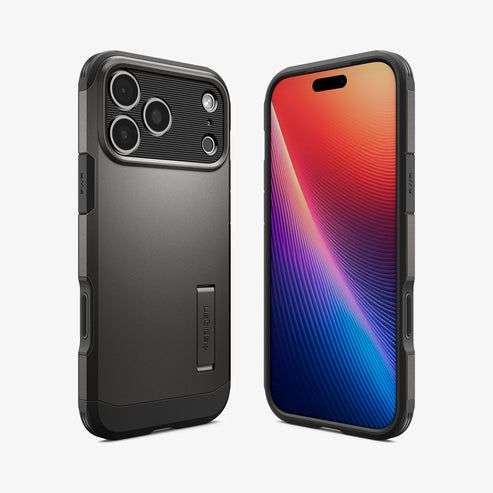 Spigen Tough Armor T MagSafe case for iPhone 17 Pro Gunmetal