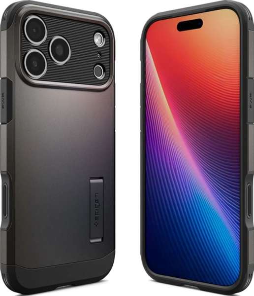 Spigen Tough Armor T MagSafe case for iPhone 17 Pro Max Gunmetal