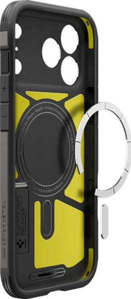 Spigen Tough Armor T MagSafe case for iPhone 17 Pro Max Gunmetal
