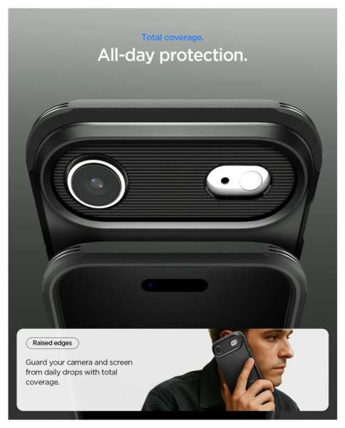 Spigen Tough Armor T MagSafe case for iPhone Air Black