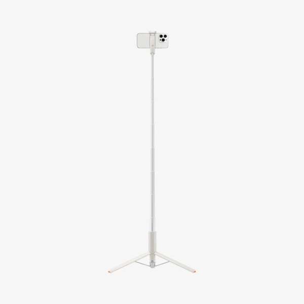 Spigen Tripod Selfie Stick MagSafe Auto-Open Dune Beige