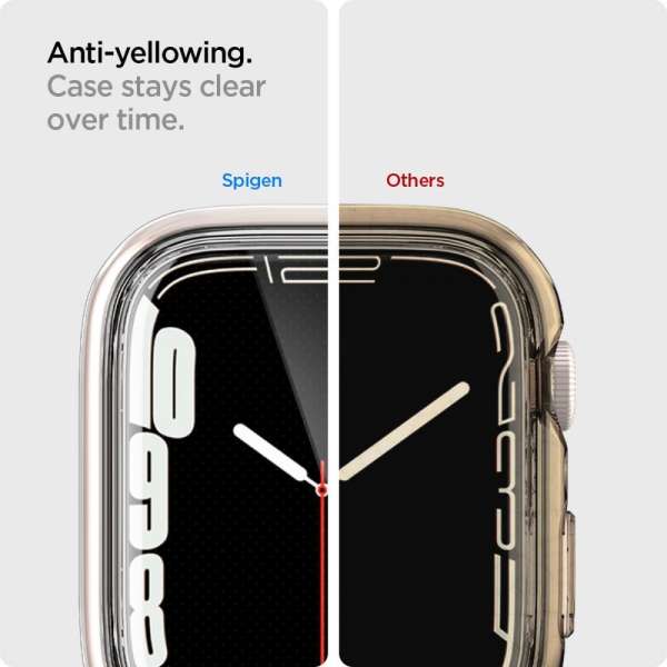 Spigen Ultra Hybrid Apple Watch 9/8/7 41mm Crystal Clear