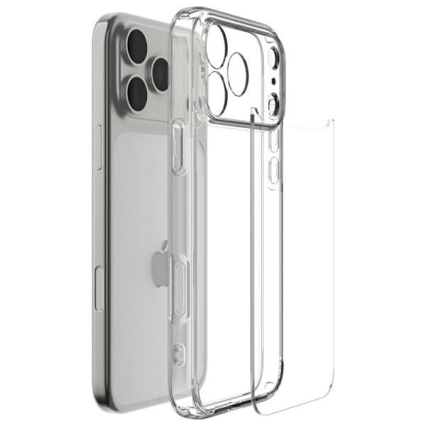 Spigen Ultra Hybrid case for iPhone 17 Pro Crystal Clear