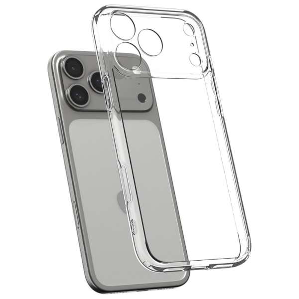 Spigen Ultra Hybrid case for iPhone 17 Pro Crystal Clear