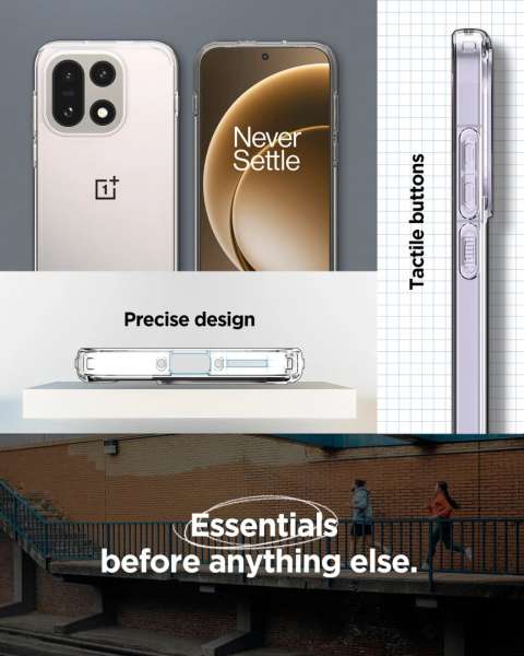 Spigen Ultra Hybrid case for OnePlus 15 Crystal Clear