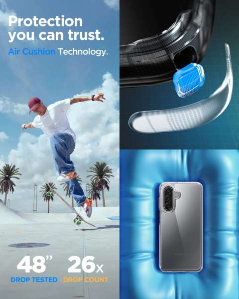Spigen Ultra Hybrid case for Samsung Galaxy A17/ A17 5G Crystal Clear