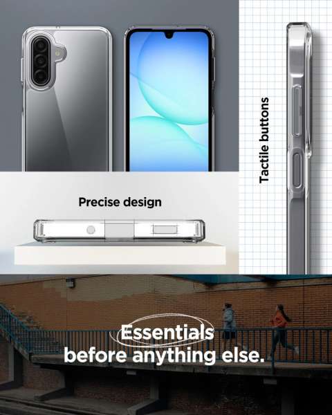 Spigen Ultra Hybrid case for Samsung Galaxy A17/ A17 5G Crystal Clear