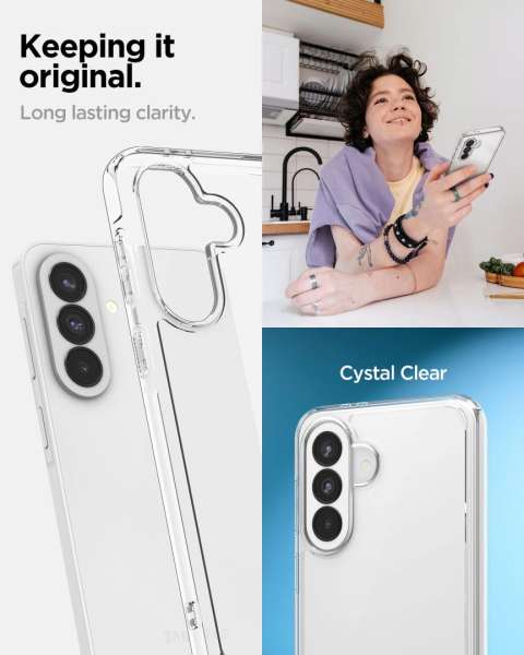 Spigen Ultra Hybrid case for Samsung Galaxy A37 5G Crystal Clear