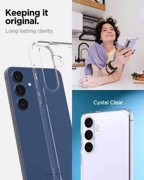 Spigen Ultra Hybrid for Samsung Galaxy S25 FE Crystal Clear
